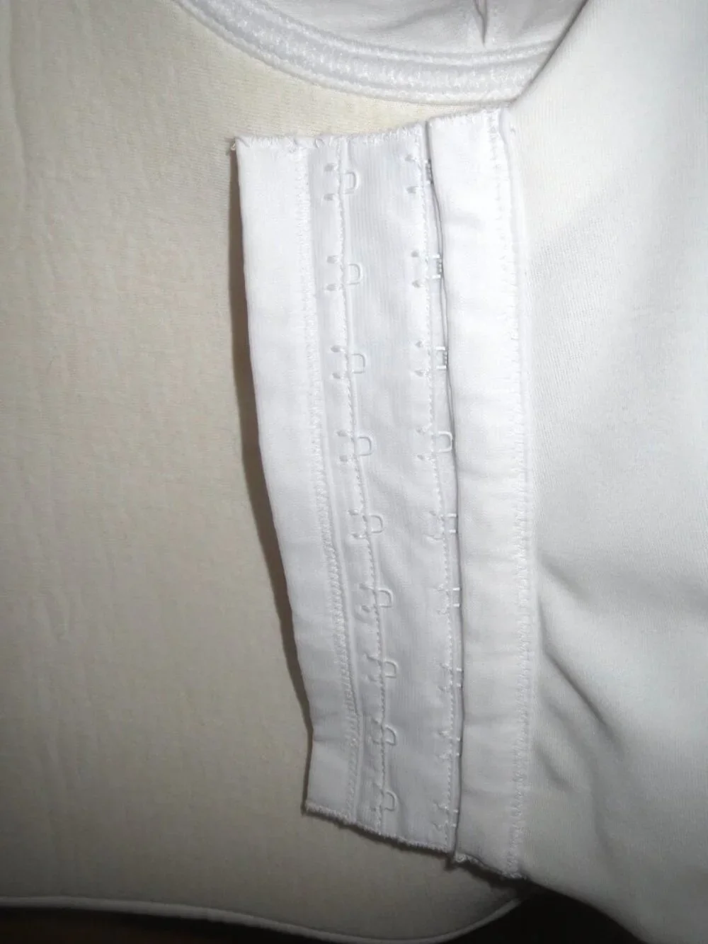Bridal Bustier 38D Strapless With Garters, Includes NIP Straps White GUC - Picture 6 of 14